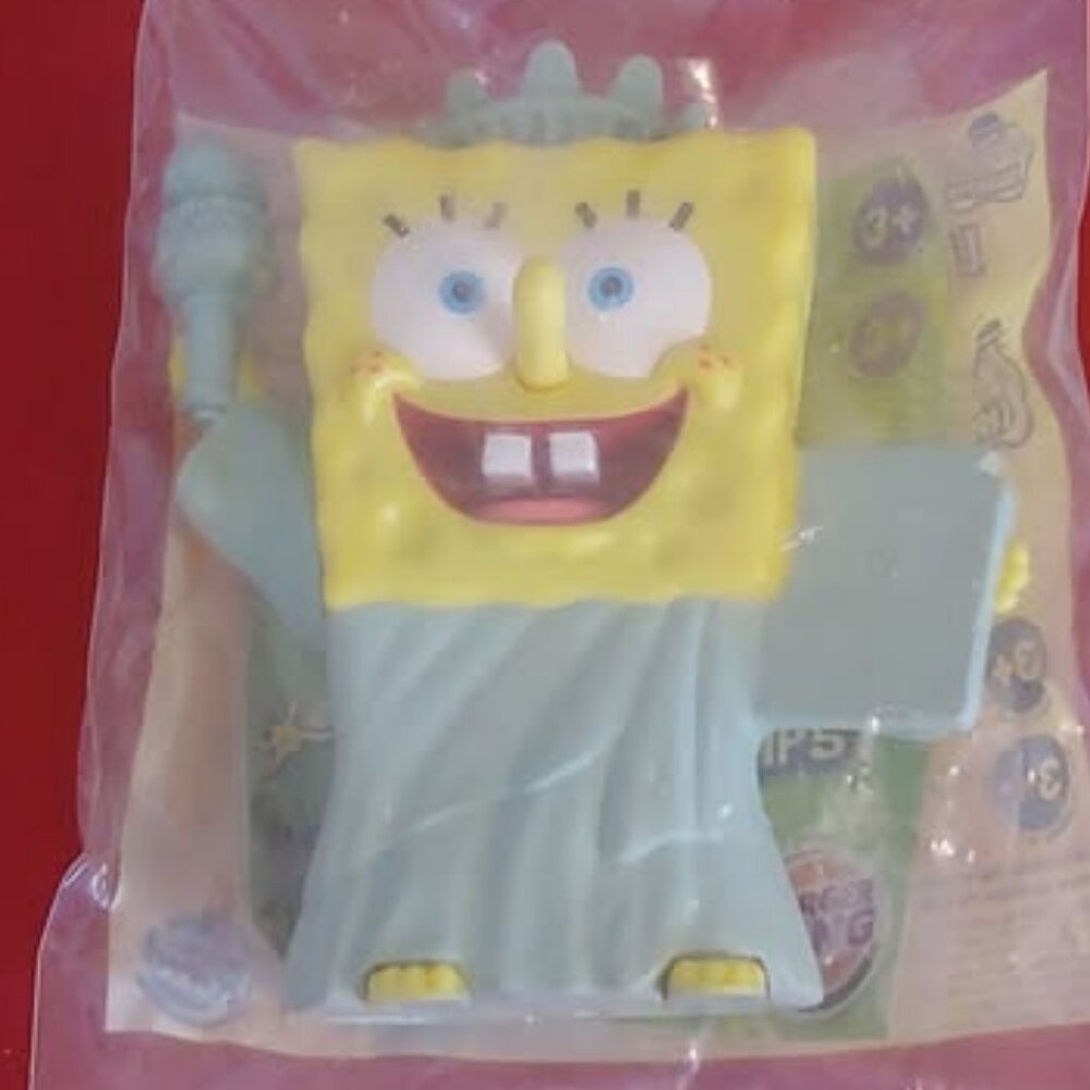 2005 SpongeBob SquarePants, Statue Of Liberty Toy, Still Mint!!!